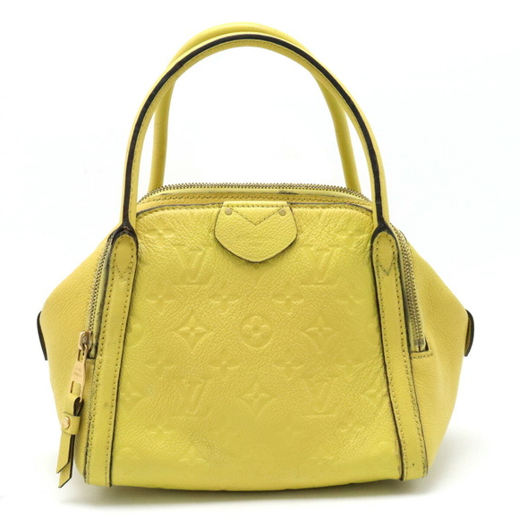 Louis Vuitton handbag BB citrine bag Empreinte yellow Marais lime - Picture 1 of 9